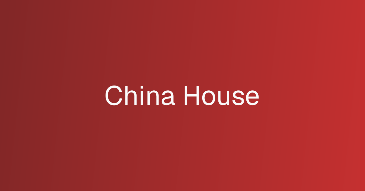China House cover